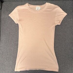 Michael Stars Shine Blush Pink Short Sleeve Tee